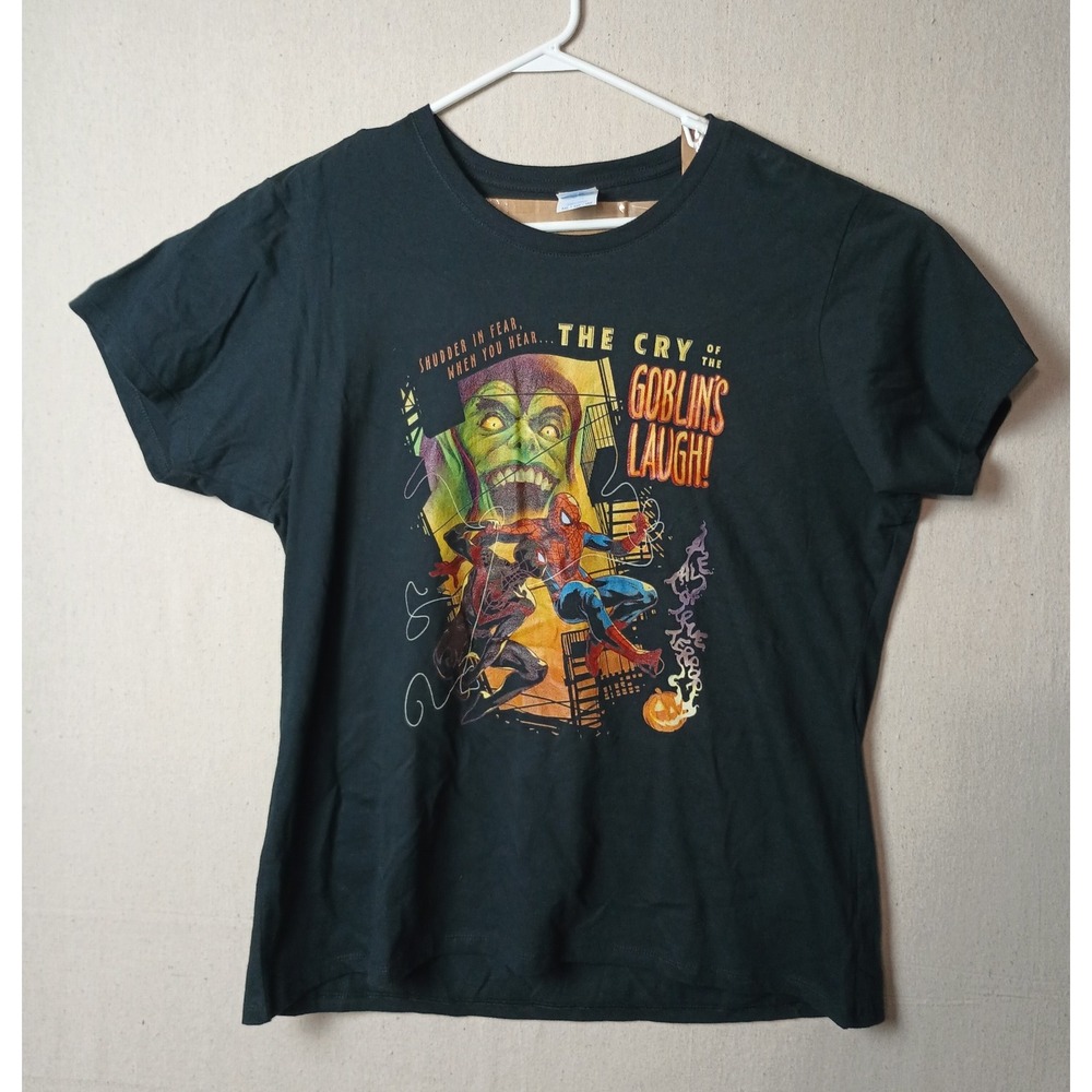 Marvel Spider-Man Green Goblin Marvel Comics Graphic T-Shirt Size XXL S/S Q‎